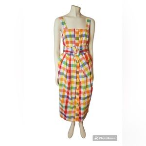 Christopher John Roger's x Target Plaid Multi-colored Dress